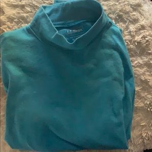 Baby blue turtleneck